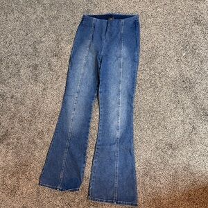 Lee Blue Flared Denim Pants